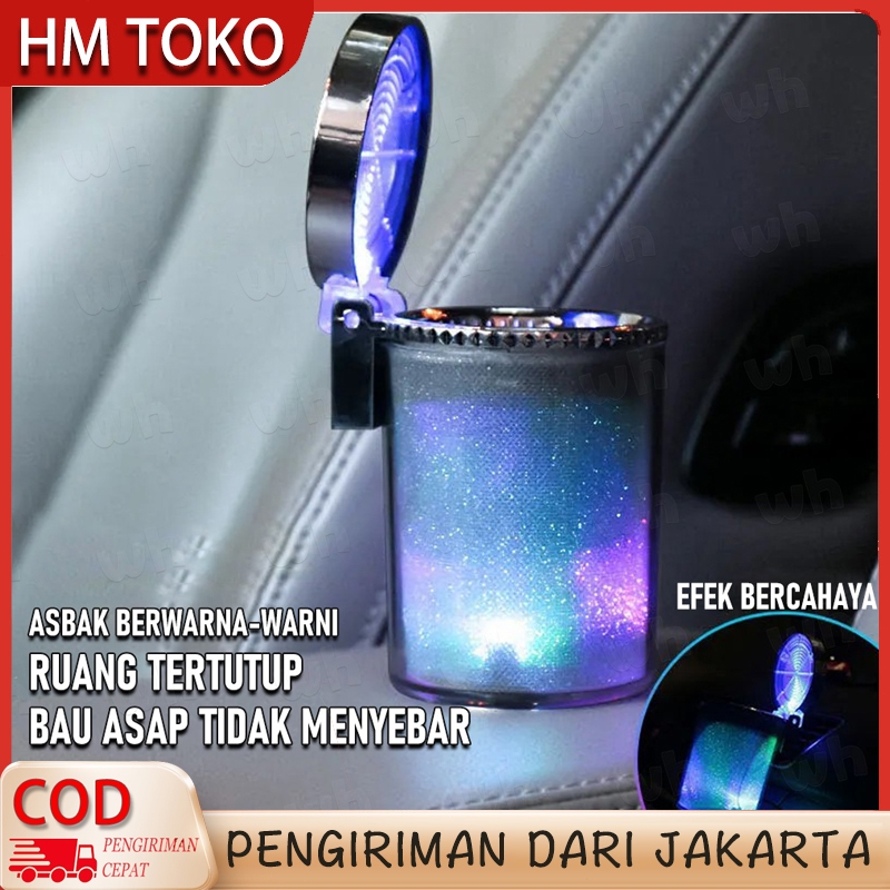 Jual Hm Toko Tempat Asbak Rokok Mobil Led Universal Tempat Sampah Abu