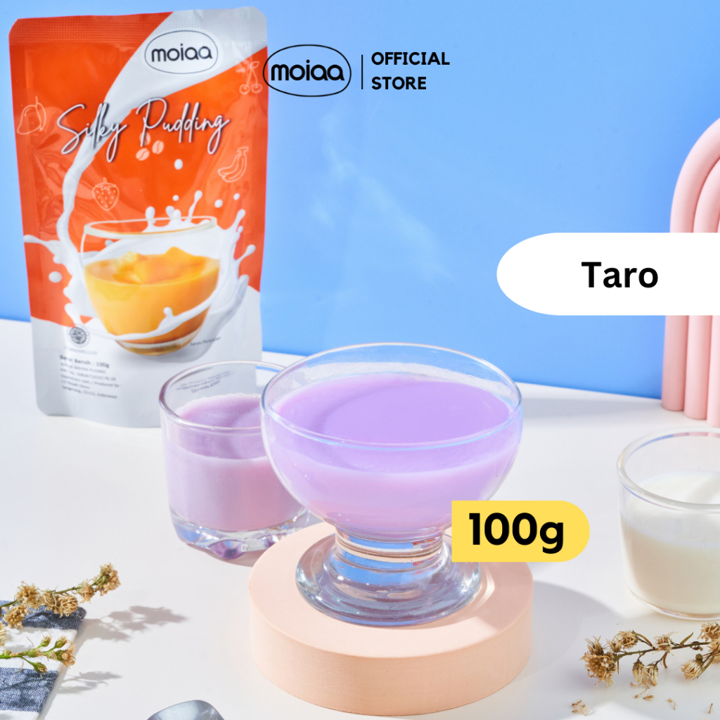 Jual TARO Silky Pudding Powder / Puding Rasa Taro Ubi Ungu - MOIAA ...