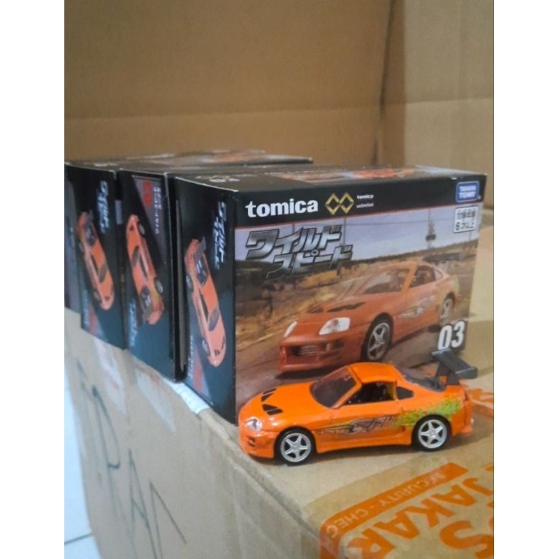 Jual Tomica supra mk4 Premium unlimited 03 Fast and Furious Supra Mini ...