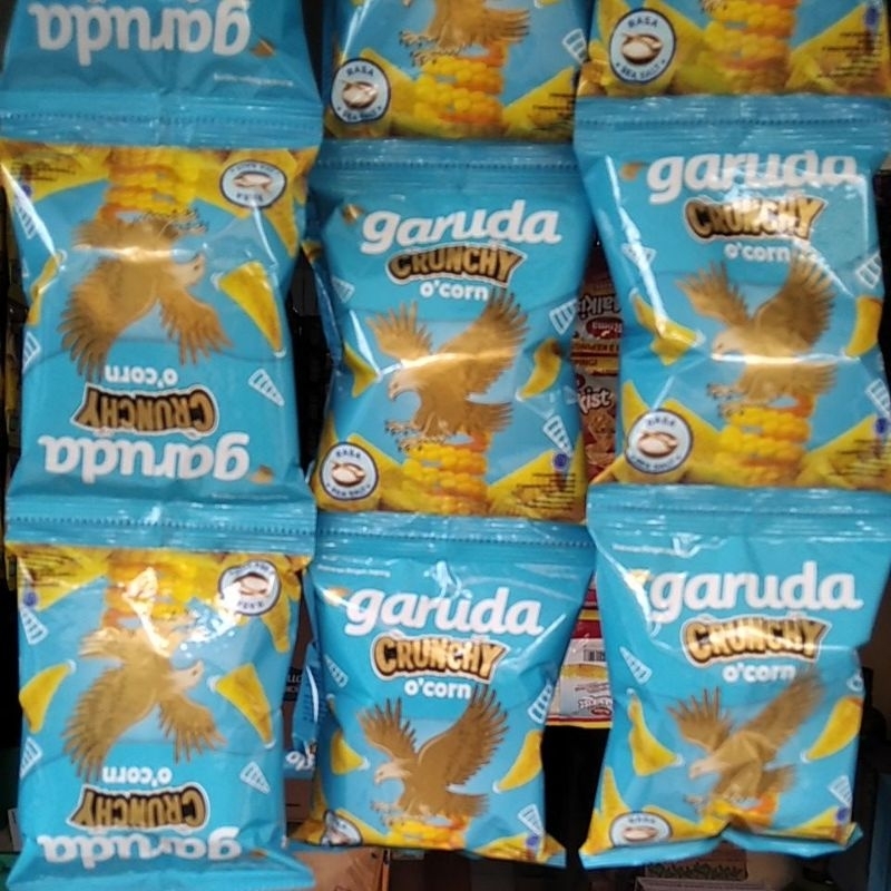 Jual CIKI GARUDA CRUNCHY O'CORN 1 RENCENG ISI 10 PCS | Shopee Indonesia