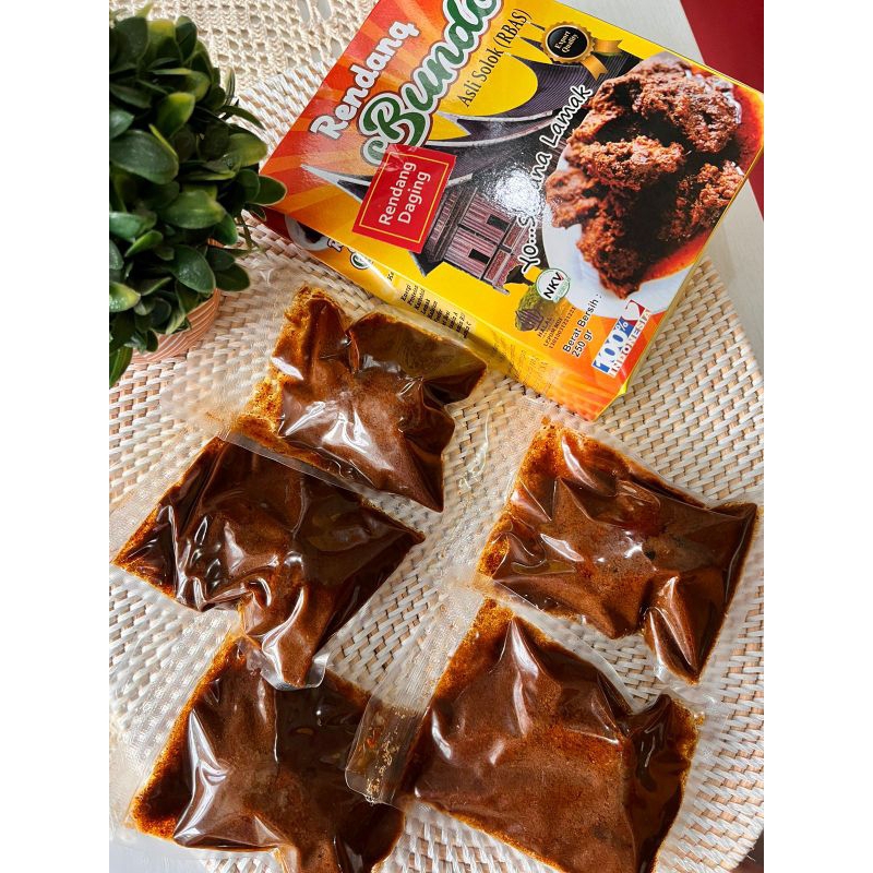 Jual Rendang Bundo Solok - bungkus satuan isi 5 saset | Shopee Indonesia