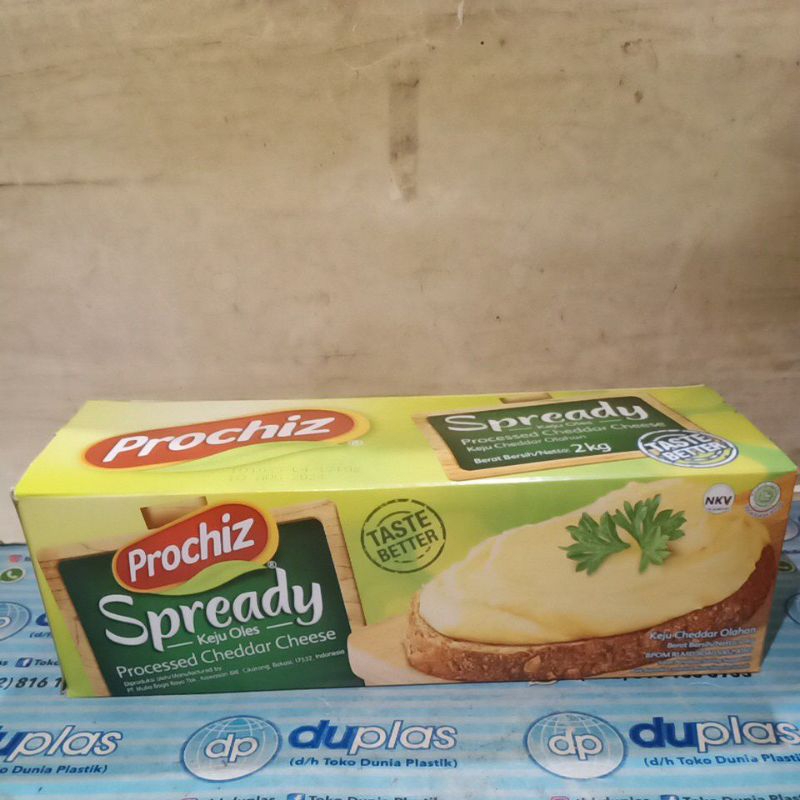 Jual Keju Oles Prochiz Spready Cheese 2 kg | Shopee Indonesia