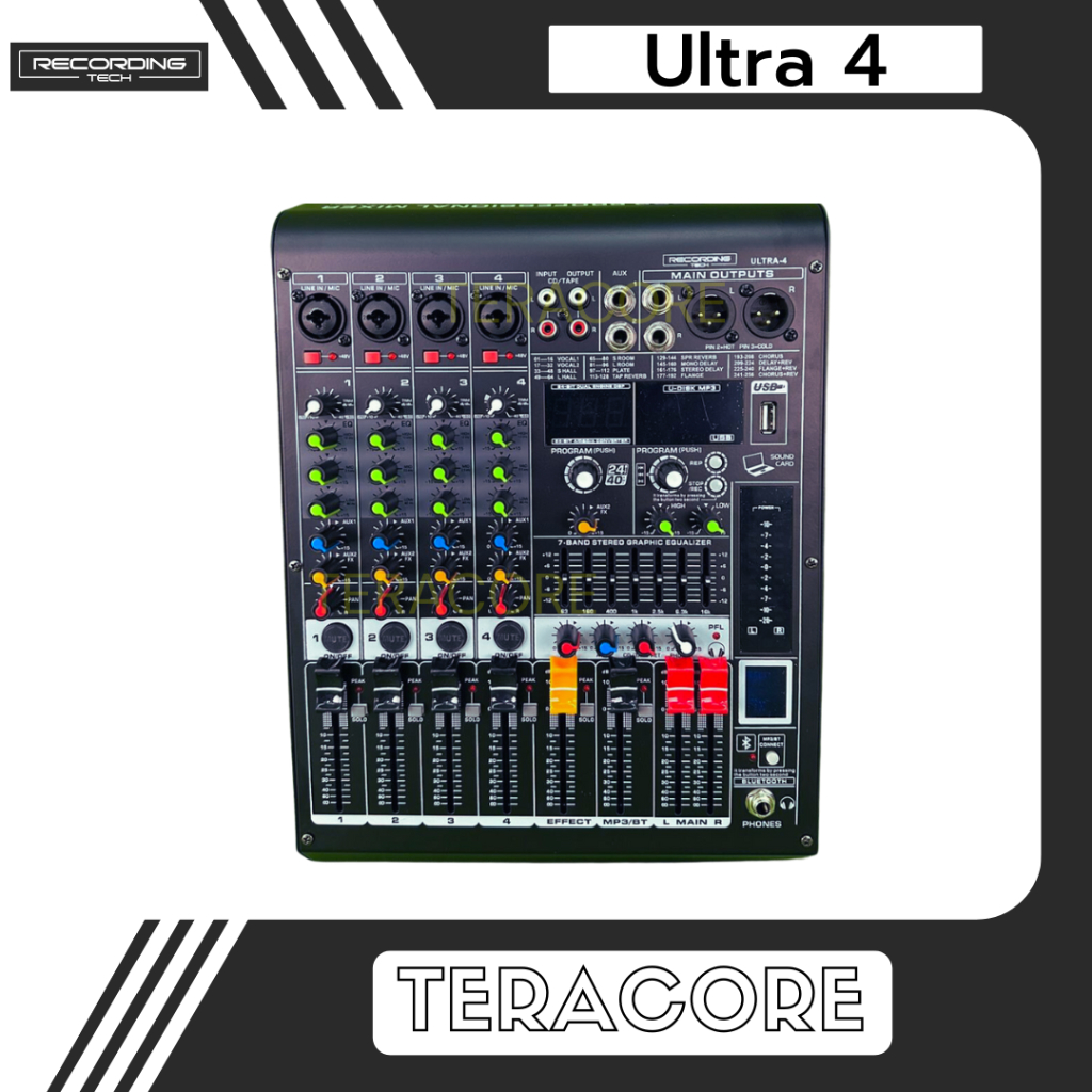 Jual Recording Tech Ultra 4 Ultra4 Mixer Audio 4 Channel Soundcard USB ...