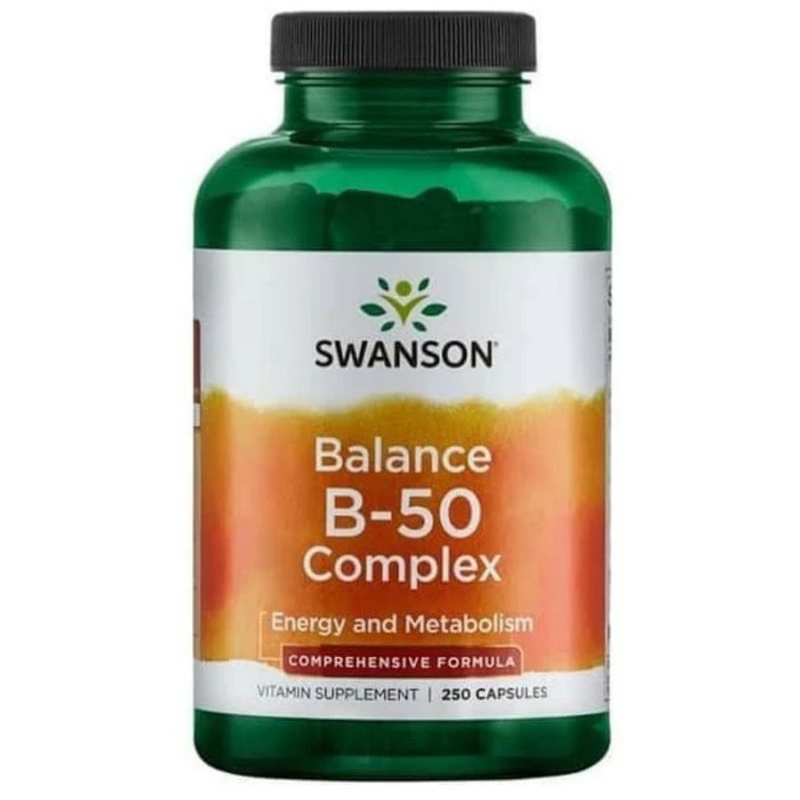 Jual Swanson Balance B50 B 50 Vitamin B Vit B Complex 250 Capsules ...