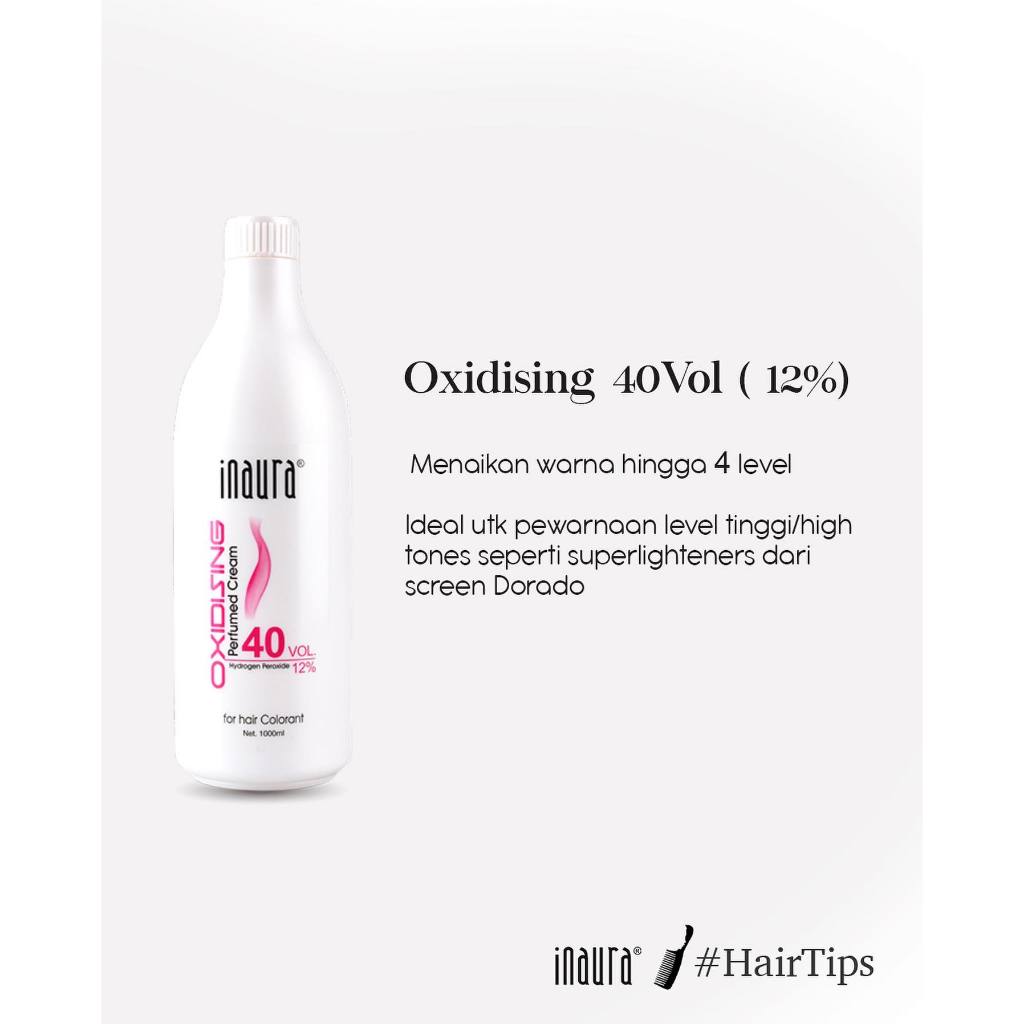 Jual INAURA Oxidising Cream Developer 40 Vol (12%) 1000gr | Shopee ...
