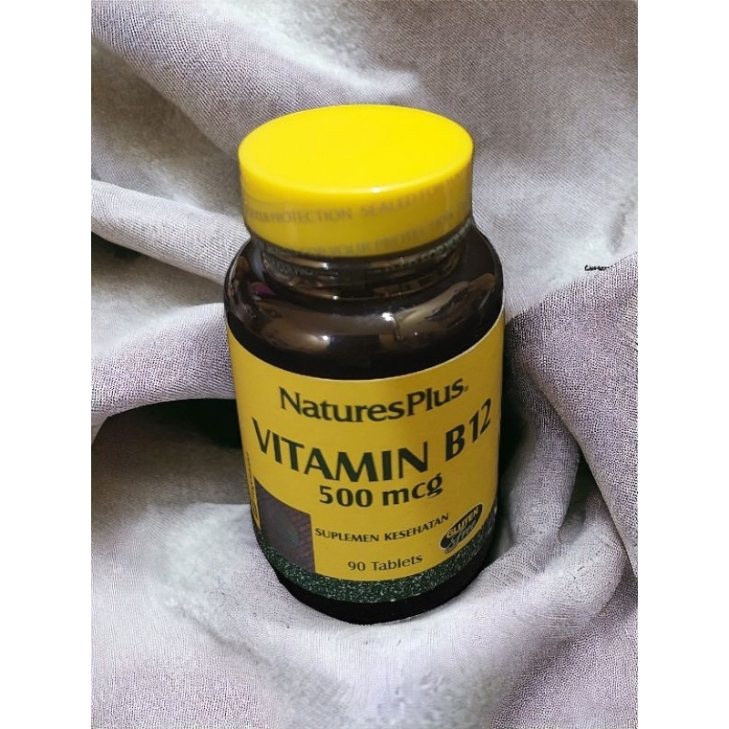 Jual NaturesPlus Nature Plus Vitamin B12 500mcg Suplemen | Shopee Indonesia