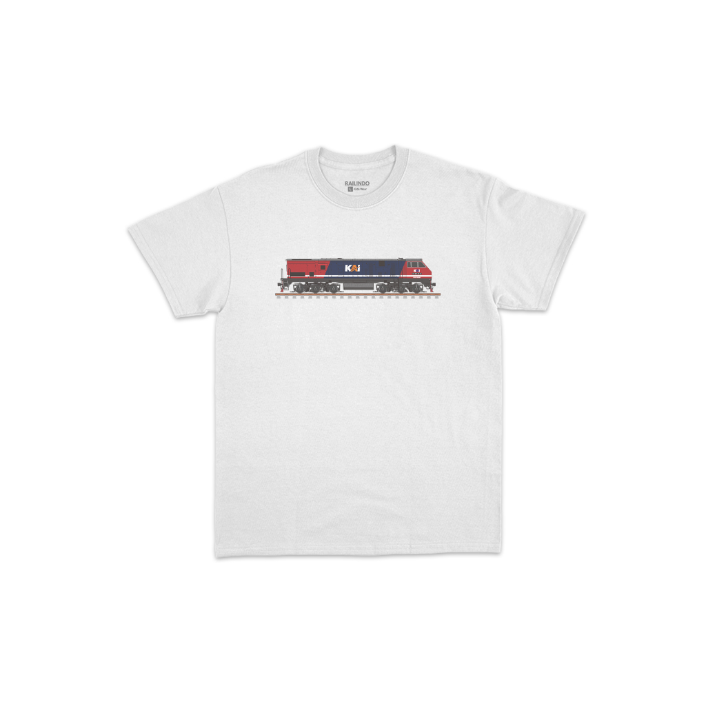 Jual Baju Kaos Anak Kereta Api Lokomotif Cc203 C1 129r Livery Red N