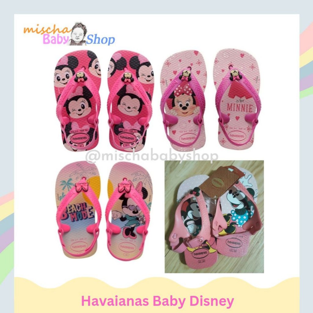 Jual Baby Disney Classic Minnie Beach | Sendal Bayi Anak Perempuan ...