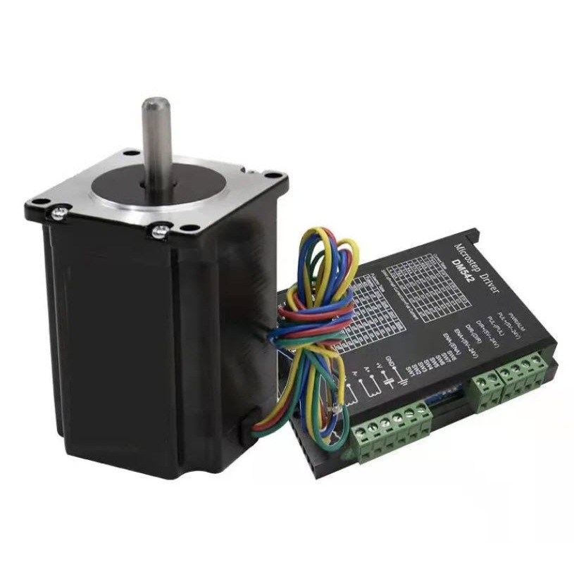 Jual Kit 57 stepper motor nema 23 3.6Nm 113mm + Driver DM542 4.2A KB21 ...