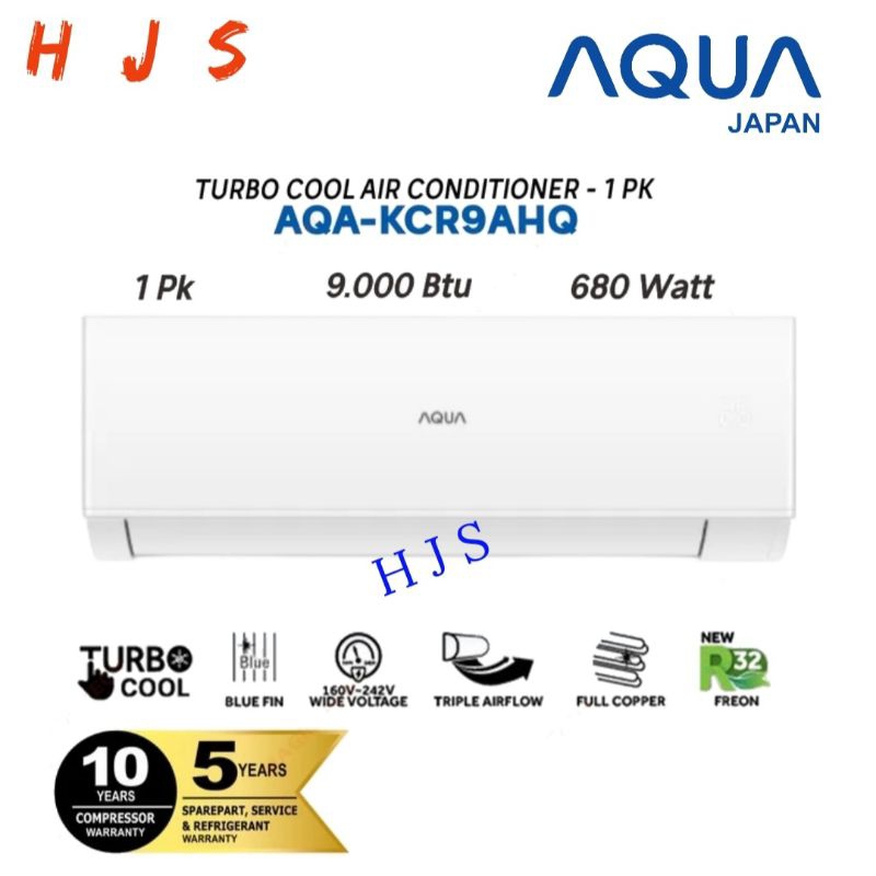 Jual AC AQUA JAPAN-1PK - AQA KCR9FQAL TURBO COOL 32R ANTI KOROSI ...