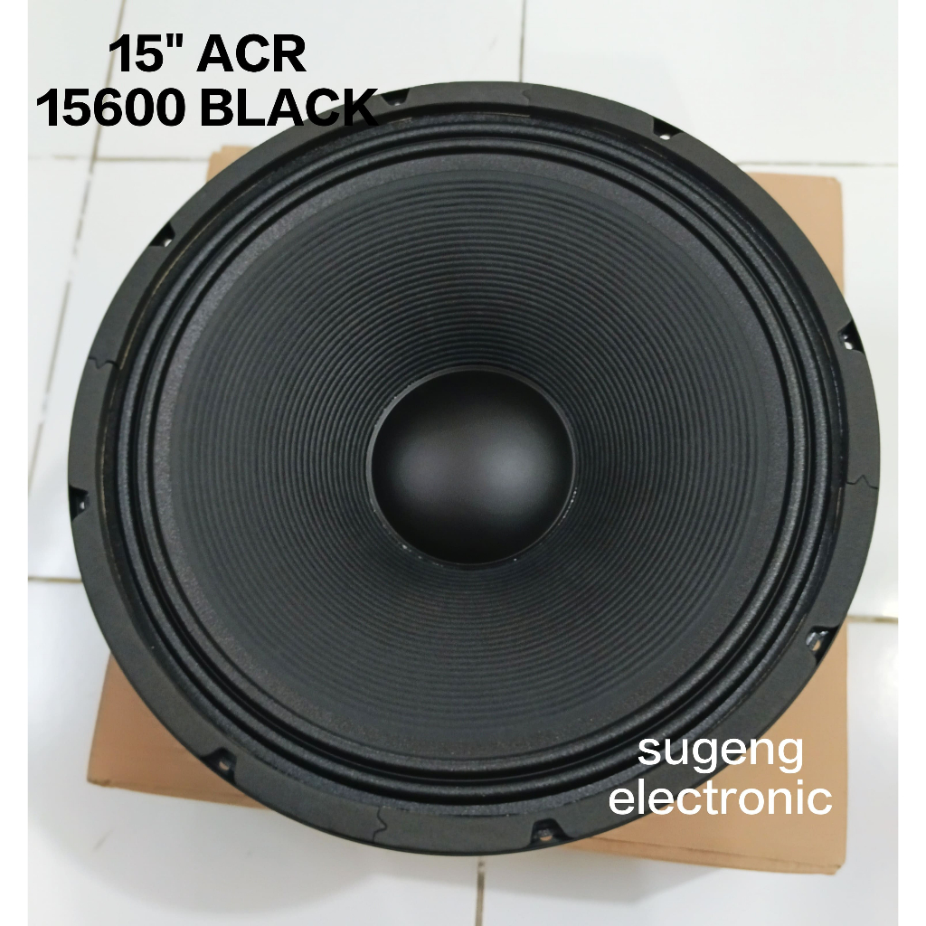 Jual Speaker 15 inch ACR 15600+ BLACK Wofer | Shopee Indonesia