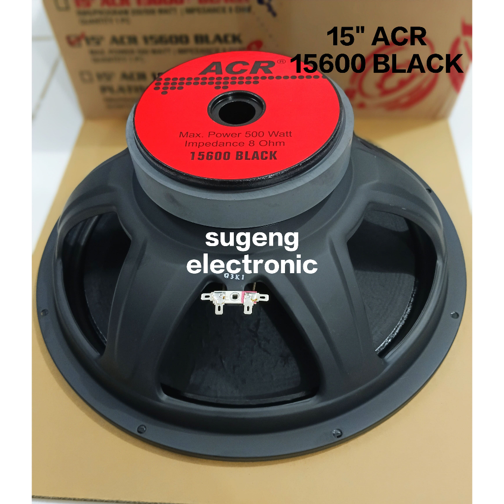 Jual Speaker 15 inch ACR 15600+ BLACK Wofer | Shopee Indonesia