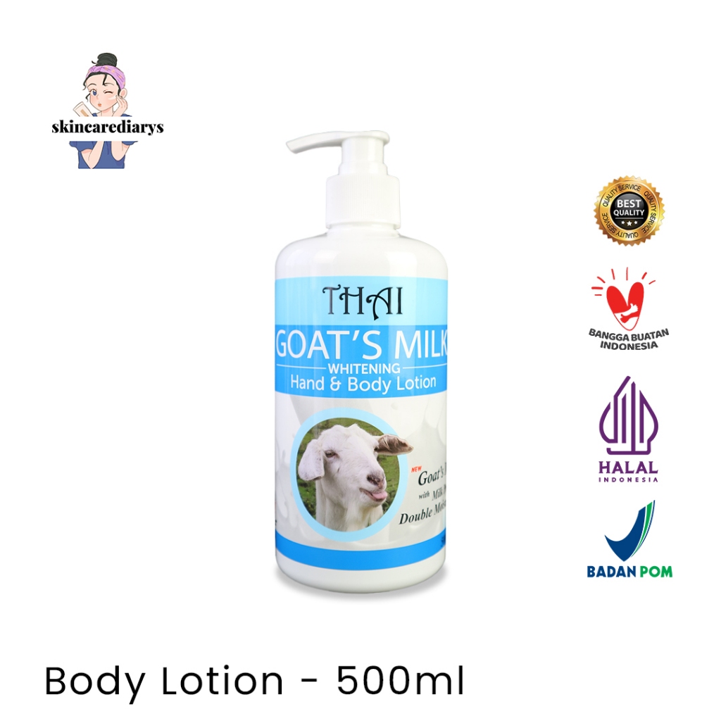 Jual THAI Goat's Milk Hand & Body Lotion 500ml Shopee Indonesia