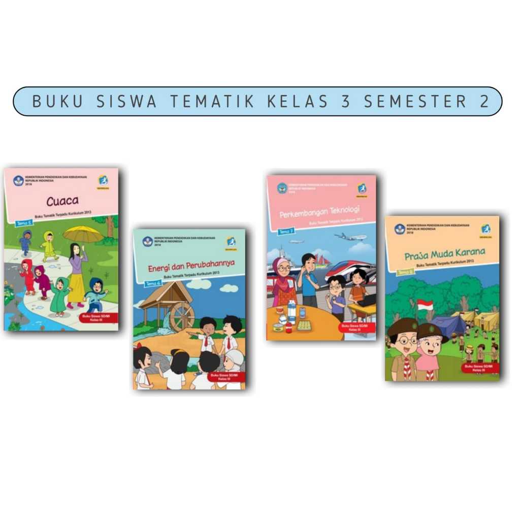 Jual BUKU SISWA TEMATIK KELAS 3 SEMESTER 2 TEMA 5,6,7,8 KURIKULUM 2013 ...