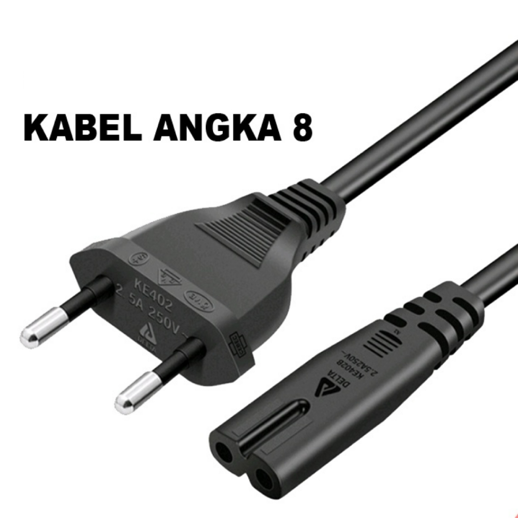 Jual Kabel Power Printer / Kabel Power Angka 8 / Kabel Printer Epson ...