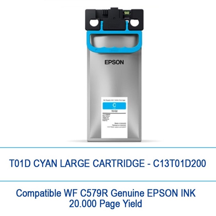 Jual Tinta Epson T01D T01 D - 1 Set - High Capacity - Tinta Printer ...