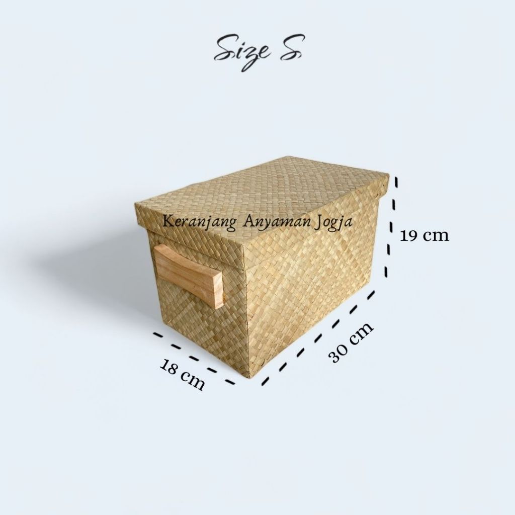 Jual Box Penyimpanan Material Pandan / Box Container Pandan / Storage ...