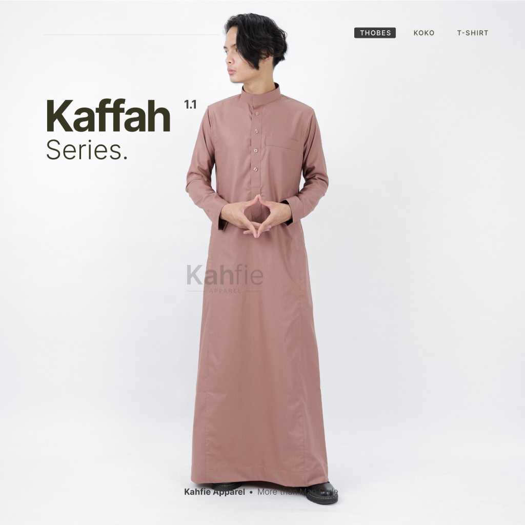 Jual Kahfie Apparel Kaffah Thobe Series 1 1 Jubah Pria Premium