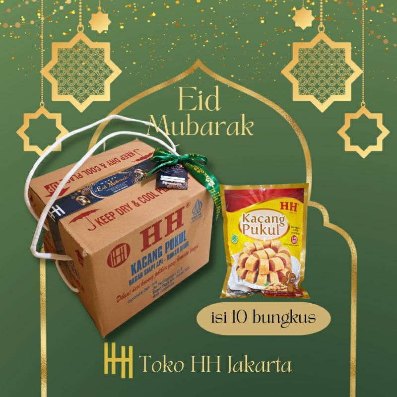 Jual PARCEL LEBARAN > KACANG PUKUL HH > RASA ORIGINAL > 1 DUS > ISI 10 ...