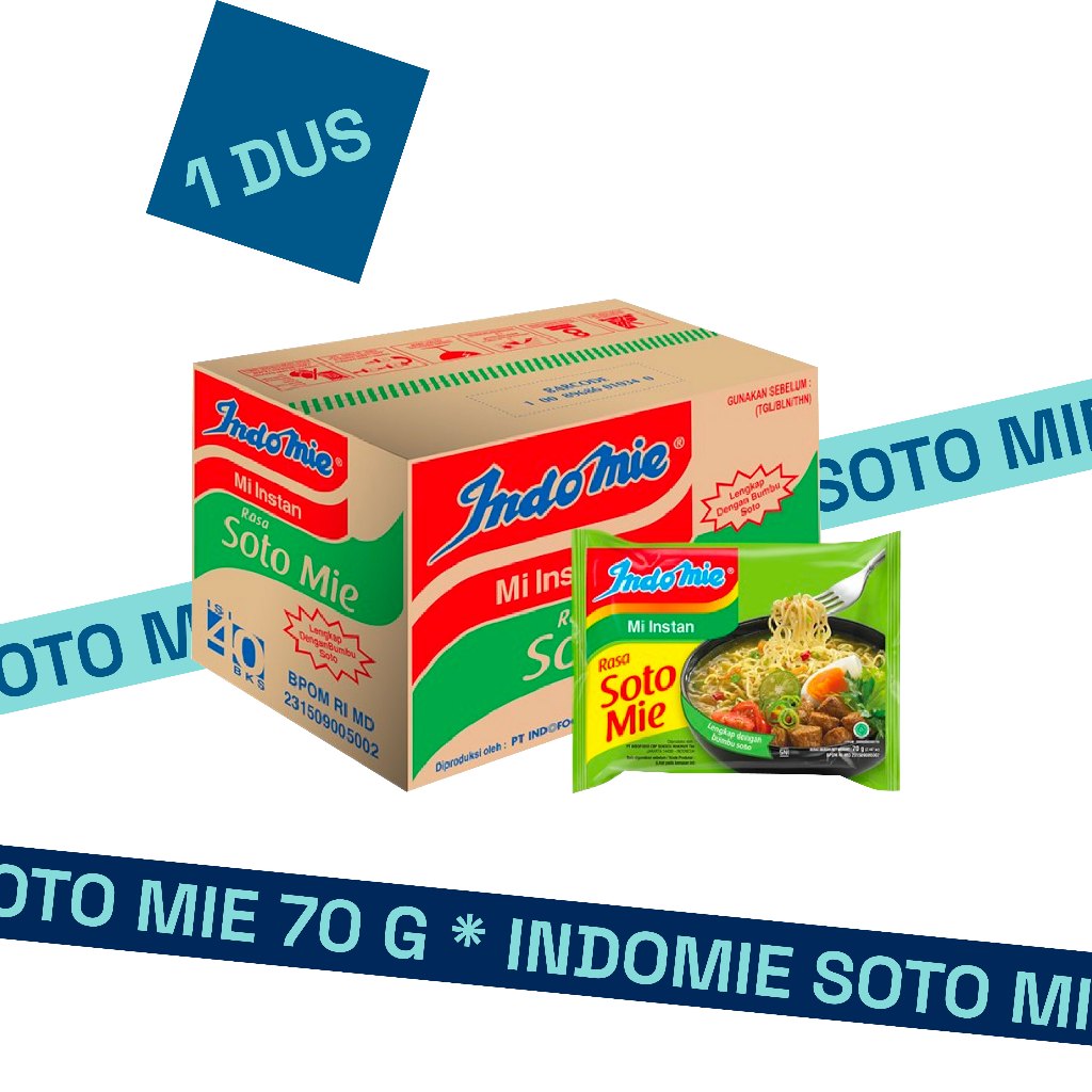 Jual Indomie Mie Instan Soto Mie 1 Dus Shopee Indonesia