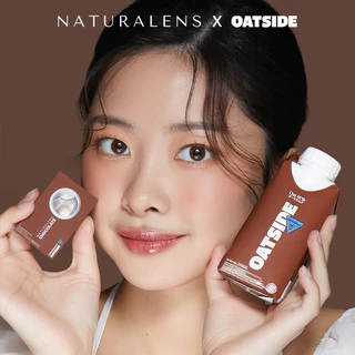 Naturalens x Oatside Chocolate Softlens Biomoist (1PC/SEBELAH) Contact Lens (0 sd -10) / Soft Lens / Lensa Kontak / Soflen / Softlen / Soflens normal minus / Softlense / Lensa mata
