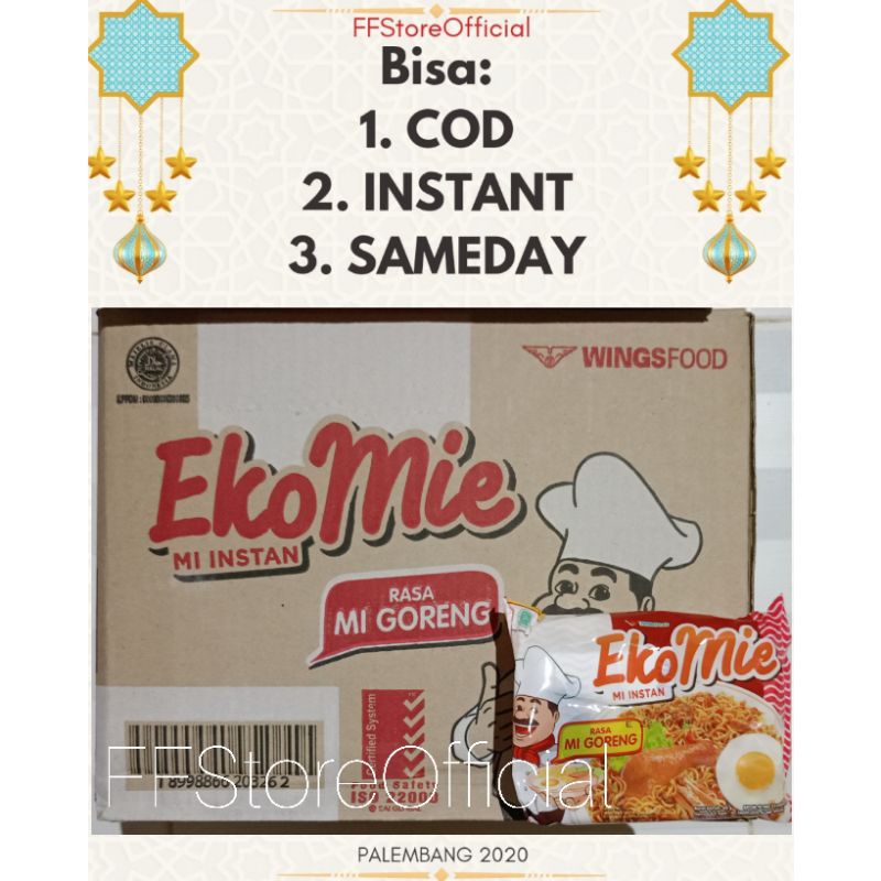 Jual EKOMIE Mie Goreng Mie Instant 1 Dus Isi 40 Pcs | Shopee Indonesia