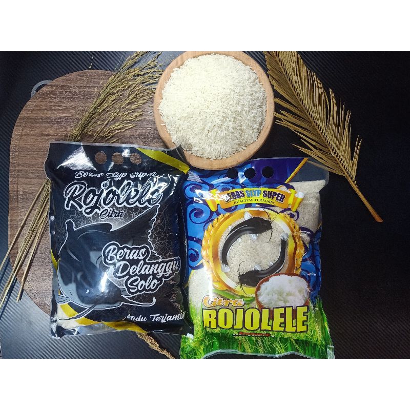 Jual Beras Rojolele Premium 2 5 Kg 2 5 Liter Kemasan Laminasi Shopee