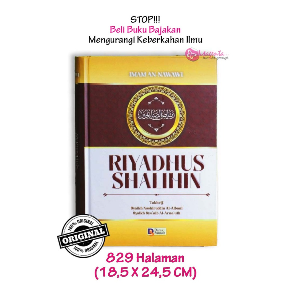Jual Buku Riyadhus Shalihin Matan - Imam An Nawawi - Darus Sunnah ...