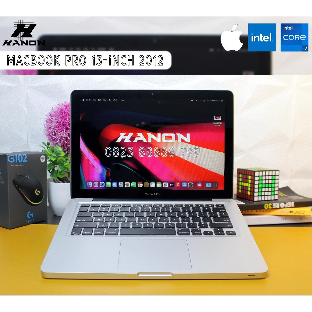 ⑥i7搭載MacBookPro-13inchMid2012(WEBｶﾒﾗ・wifi搭載）