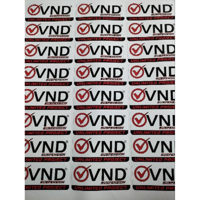 Jual stiker shock vnd (isi 2) | Shopee Indonesia