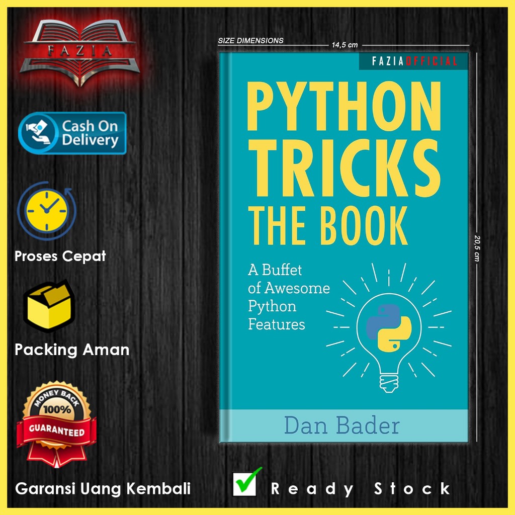 Jual Python Tricks: A Buffet of Awesome Python Features by Dan Bader ...