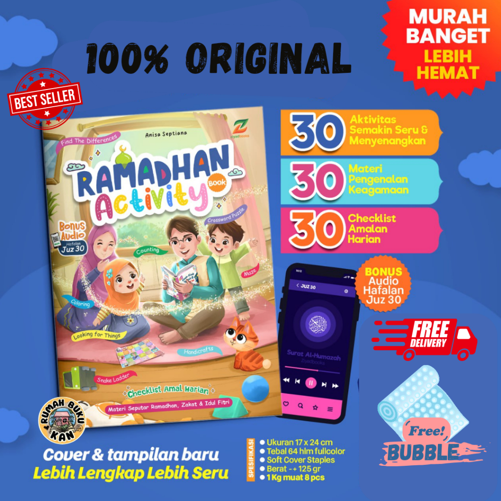 Jual Ready Buku Ramadhan Activity Book Aktivitas Ramadhan 2025 Terbaru