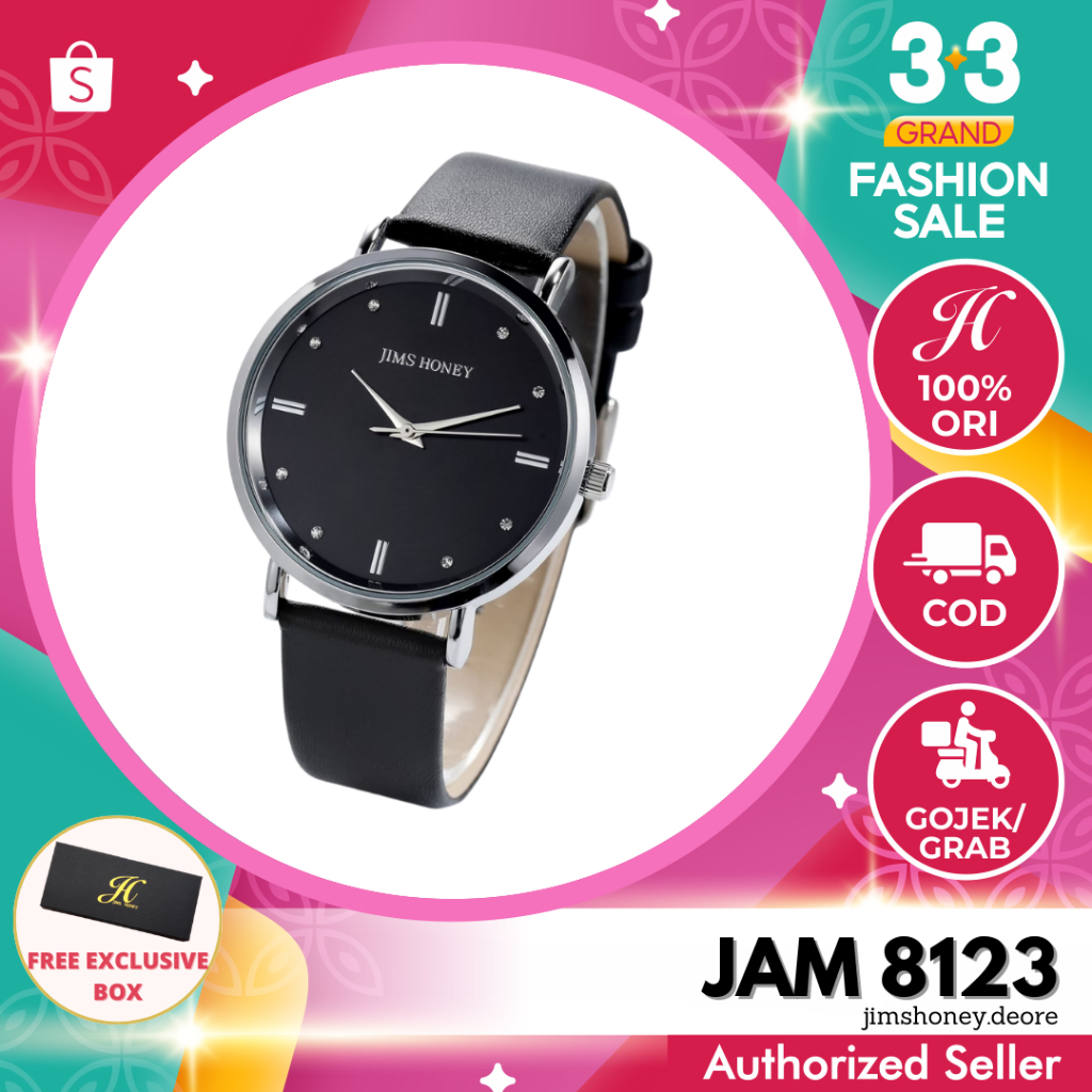 Jual JAM TANGAN JIMS HONEY 8123 Cewek Wanita Fashion Elegan Mewah