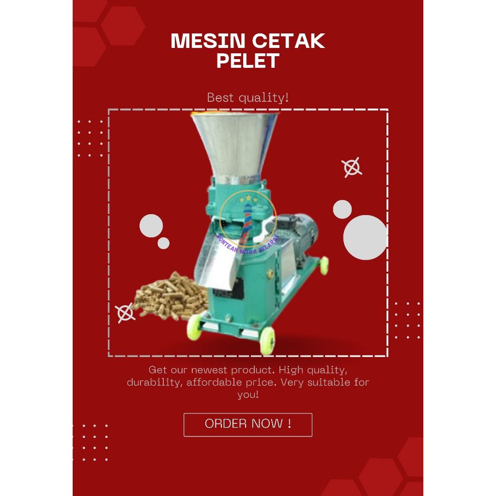 Jual Mesin Pencetak Pelet - Mesin Pembuat Pelet - Mesin Pelet - Mesin