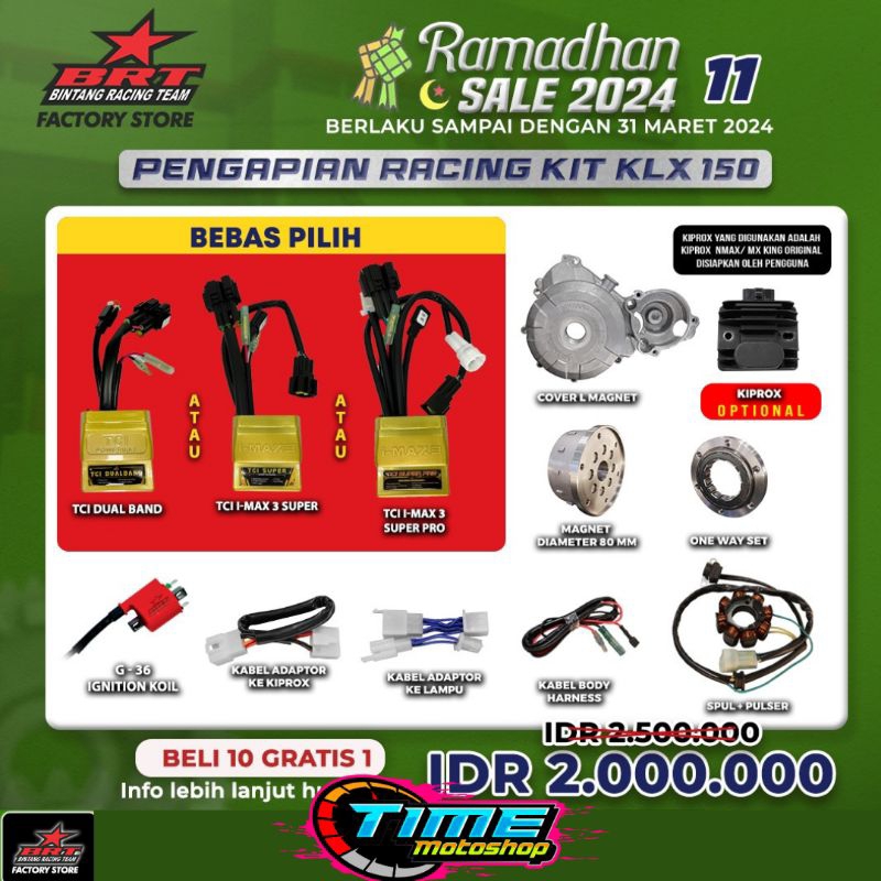 Jual UPER MAGNET RACING KIT PENGAPIAN BRT KLX 150 / KLX 140 / DTRACKER ...