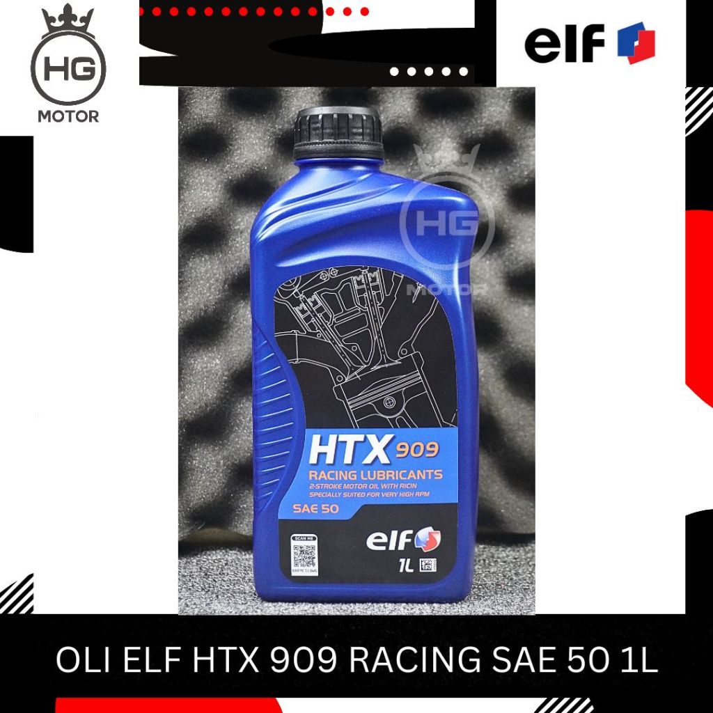 Jual OLI SAMPING RACING ELF HTX 909 2T SAE 50 1L Original | Shopee ...