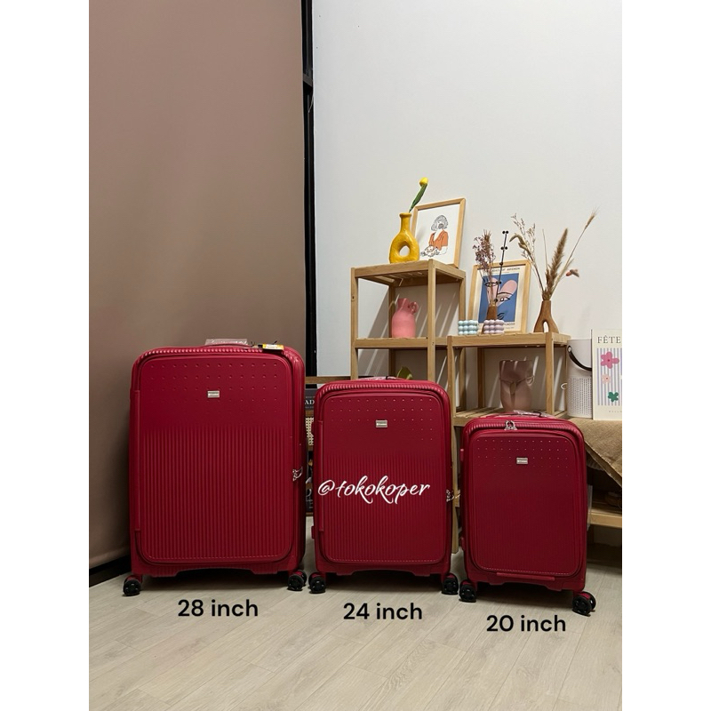 Jual KOPER PRESIDENT 28 INCH TOP LOAD BUKAAN ATAS TSA LOCK ANTI THEFT ...