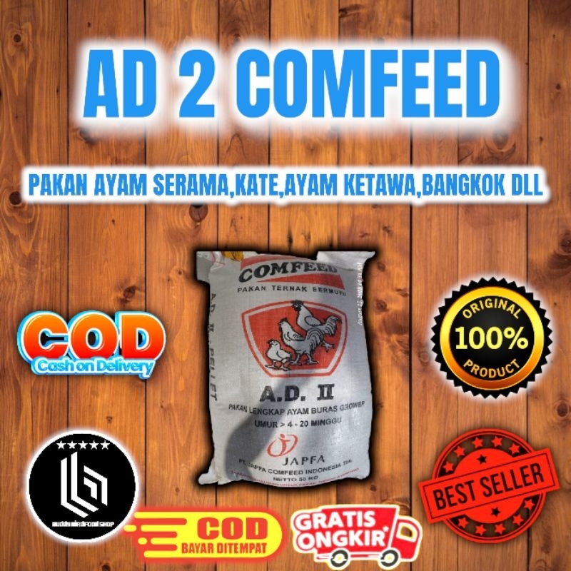 Jual AD 2 COMFEED PAKAN AYAM JAGO BANGKOK/BIRMA/AYAM KETAWA DLL ...