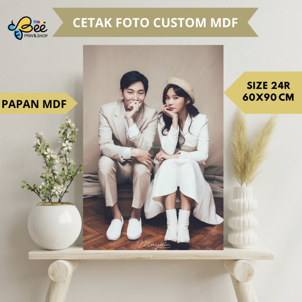 Jual Cetak Foto 24r 60x90 Cm Bingkai Mdf Cetak Foto Jumbo Cetak Foto Besar Cetak Foto