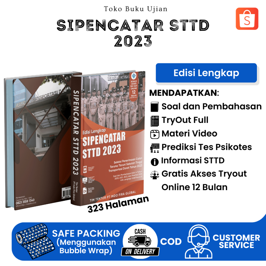 Jual TERLENGKAP! Buku TERBARU SIPENCATAR STTD 2024 (Edisi Lengkap) Soal ...