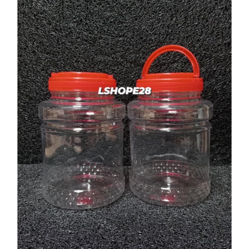 Jual Toples Ulir 1200ml 12liter Toples Lebaran Toples Kue Kering 1000ml Toples Plastik 7816