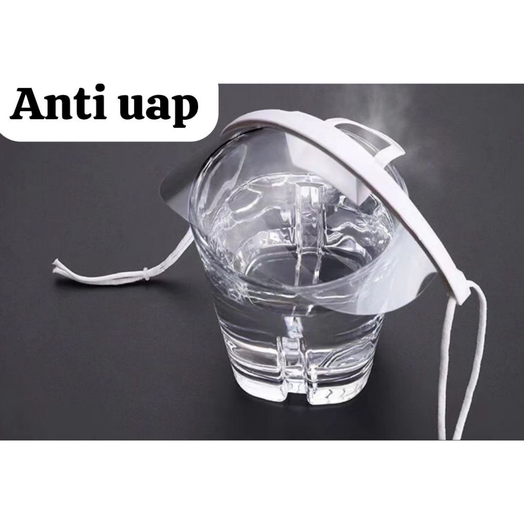 Jual MASKER KOKI PLASTIK TRANSPARAN PENUTUP MULUT RESTORAN CAFE ...