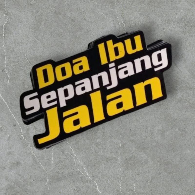 Jual Stiker Catting Logo Timbul Doa Ibu Sepanjang Jalan | Shopee Indonesia