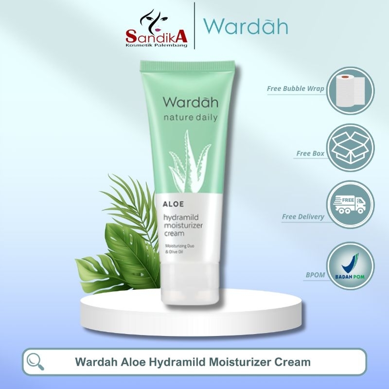 Jual Wardah Aloe Hydramild Moisturizer Cream Shopee Indonesia