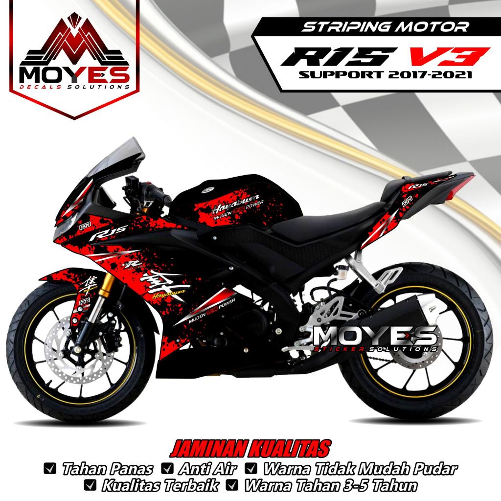 Jual Striping R15 V3 Stiker Variasi Skotlet Motor Model Hayabusa ...