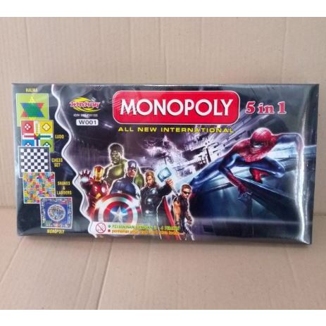 Jual Monopoly International 5in1 monopoly universal Mainan anak ...