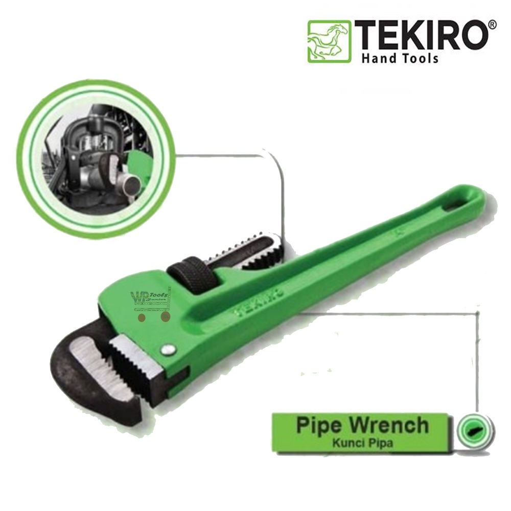 Jual TEKIRO Pipe Wrench 8 Inch Kunci Pipa Without Rubber Handle Kunci ...