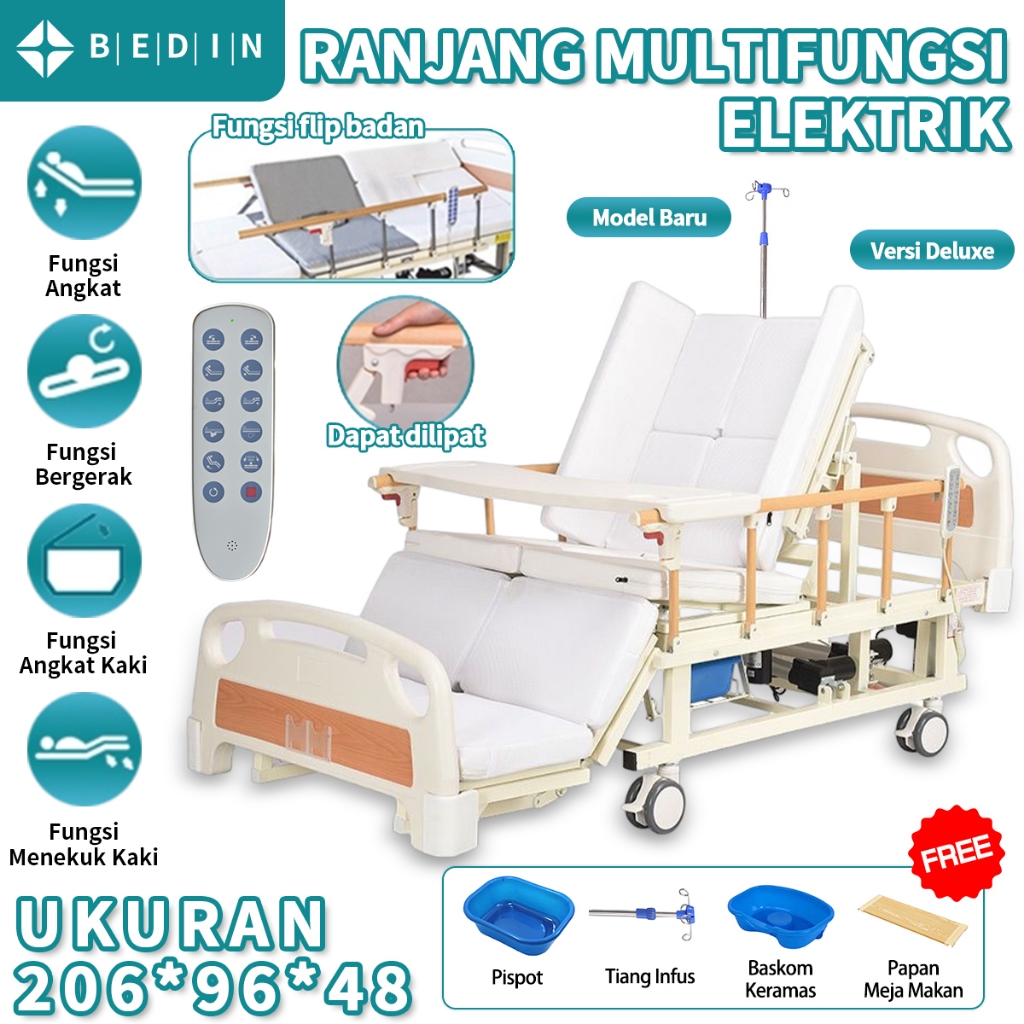 Jual BD⚡COD⚡ Bed Pasien Rumah Sakit Elektrik | Ranjang Pasien Electric ...