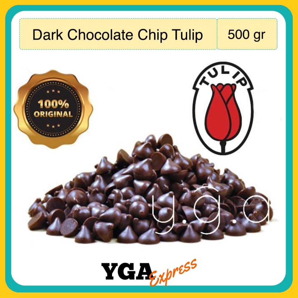 Jual Tulip Dark Coklat Chip / Cokelat Chip / Chocolate Choco Chips ...