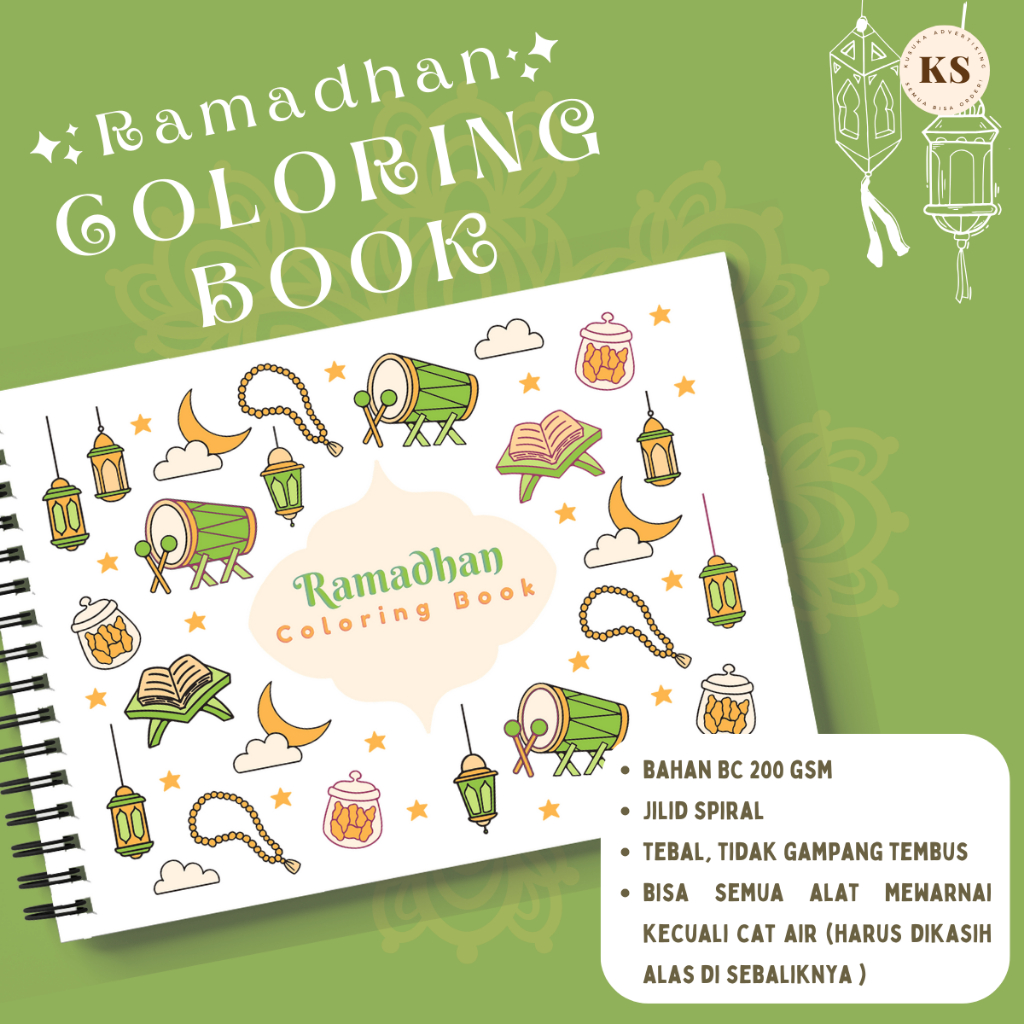 Jual Ramadhan Cozy Relaxing Coloring Book Activity Buku Mewarnai Anak